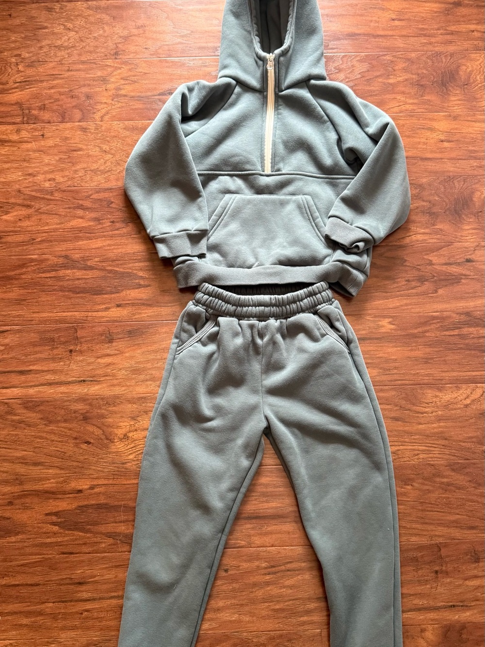 Made by Molly Fleece Half-Zip Hoodie & Jogger Set